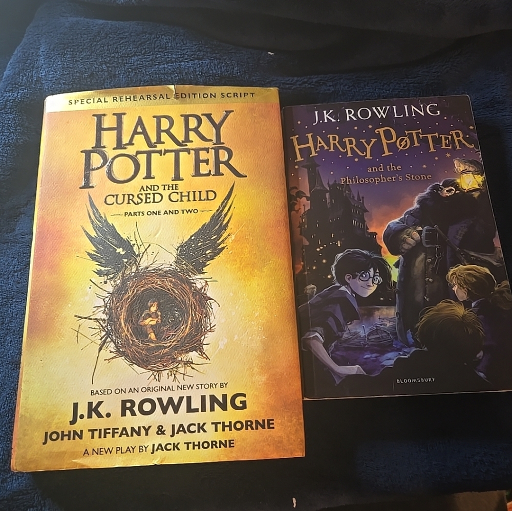 Harry Potter Book Set by J.K. Rowling - Yellow and Black 2 Books